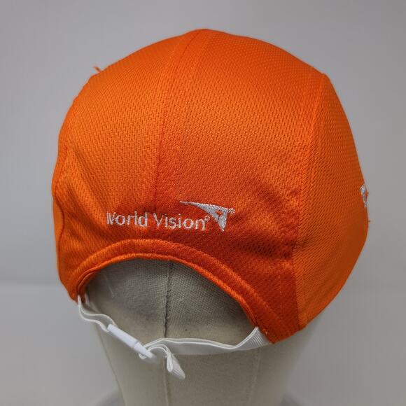 Team World Vision Slideback 5 Panel Hat Orange One Size Headsweats - Picture 6 of 10